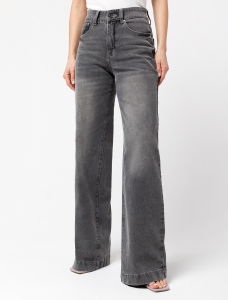 Джинсы прямого кроя из эластичного денима