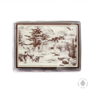 Волки с волчонком (600)