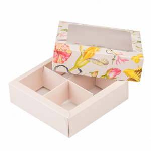 Коробка для 4 конфет 