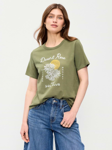 EveryWear Crew-Neck Graphic T-Shirt