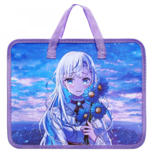 Папка с ручками пластиковая А4 Calligrata 