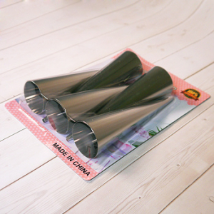 Конусы для выпечки трубочек 15 см, набор 5 шт.