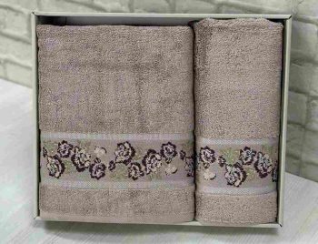 Набро полотенец EFOR из 2-х предметов (50*90.70*140) модель ROZALINA (сирень) MORE