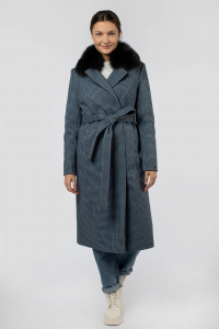 02-3128 Пальто женское утепленное (пояс)