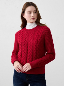 Cable Pullover Sweater