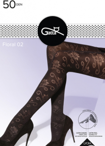 Колготки женские Gatta FLORAL 02
