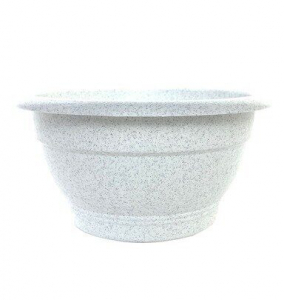 Горшок для цветов Флора 4 л мраморный