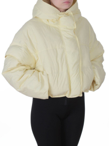 9518 YELLOW Куртка пуховая зимняя женская (пух)