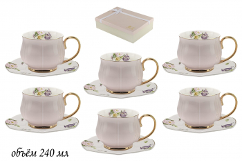 133-207 Чайный набор 12пр. 240 мл в под.уп.(х6)