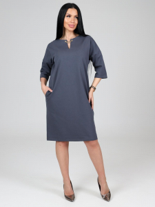 Памперо - платье серый