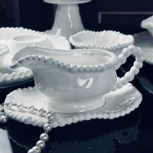 305-238 Соусник с блюдцем 300мл МАРИНЕТ в под.уп.(х18)Фарфор