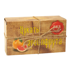 Цукаты Грейпфрута 200г  (8шт/кор)