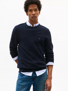 Structured Crewneck Sweater