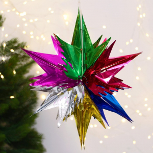 Шар фольгированный «Яркая звезда» 32?32 см