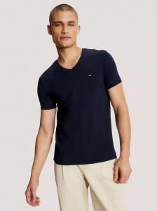 Slim Fit Solid V-Neck T-Shirt