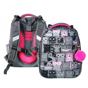 Рюкзак каркасный школьный 38 х 30 х 16 см, эргономичная спинка, Stavia 