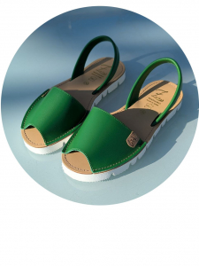 Босоножки-Абаркасы из натуральной кожи от AB.Zapatos · 3202 encina АКЦИЯ