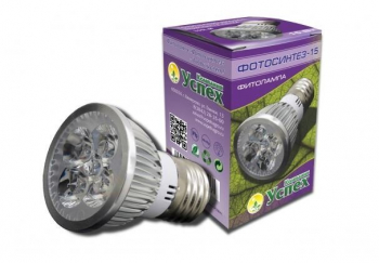 Фитолампа ФОТОСИНТЕЗ-15 для подсвечивания растений, 5W/E27
