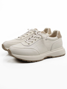 03-A970-5 LT. BEIGE Кроссовки женские (натуральная кожа)