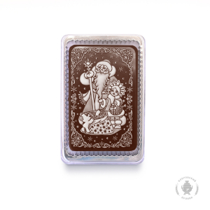 Дед мороз с посохом (снегурочка с мишкой и подарки) 160 грамм