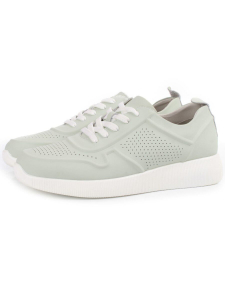 05-PDL195-3-2 LT. GREEN Кроссовки женские (натуральная кожа)