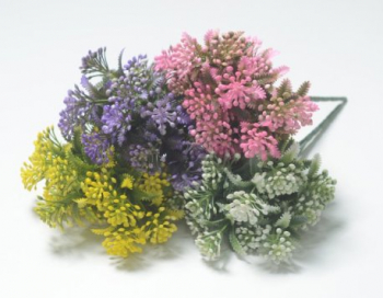 Искусственные цветы, Ветка в букете ягода 5 веток (1010237) микс