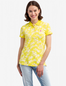 FLORAL PRINT POLO SHIRT