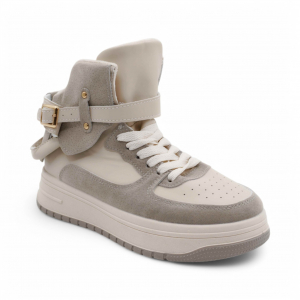 Кроссовки демисезонные В075-7В бежевые