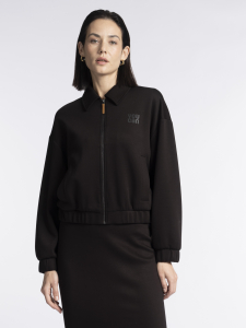 Бомбер из вискозного неопрена