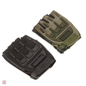 Перчатки туристические без пальцев, полиэстер