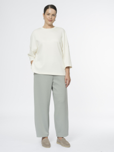 Брюки из хлопкового трикотажа пике