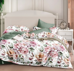 Комплект постельного белья Цветочный рассвет поплин