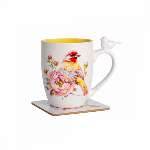 Кружка  SPRING BIRD с костером 340мл