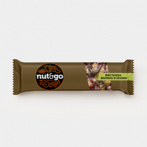 «Nut&Go», батончик  «Фисташка, малина и кешью», 28 г (упаковка 24 шт)