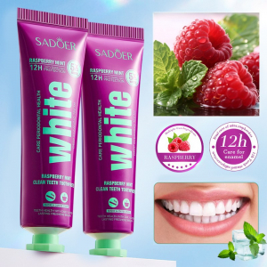 Зубная паста МАЛИНОВАЯ МЯТА отбеливающая Sadoer White, 30 гр.