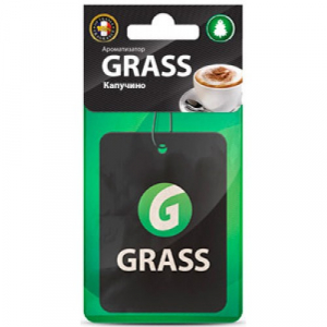 Ароматизатор картонный GRASS капучино (50)