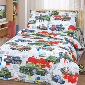 Бязь Танки (150 см. детская)