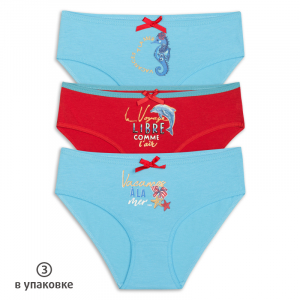 GULB3285/1(3) трусы для девочек (3 шт в кор.)