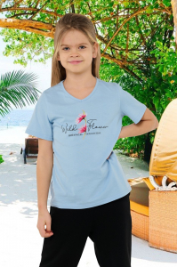 футболка для девочки Д 071-07 -50%