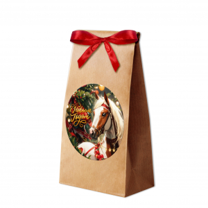 НГ. КОНЬ И ЁЛКА, крупнолистовой чёрный чай, 35 гр.