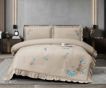 КПБ EFOR COTTONI с одеялом с вышивкой 