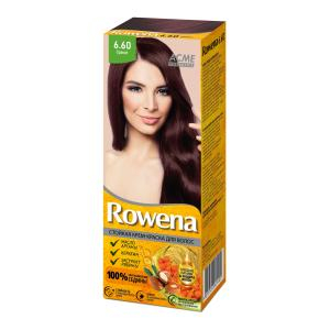 Крем-краска для волос Rowena стойкая тон 6.60 гранат Экми-Колор/30/ОПТ