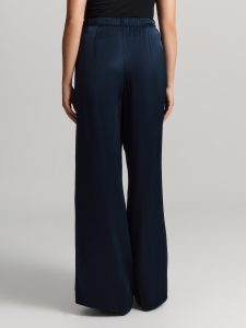 Брюки из атласной вискозы