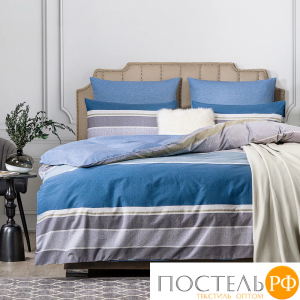 Estia МАРЛИН КПБ 145х215-1/180х220-1/50х70-2, 4 пр., хл./сатин