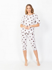 VS 009078 0642 /футболка и капри жен/