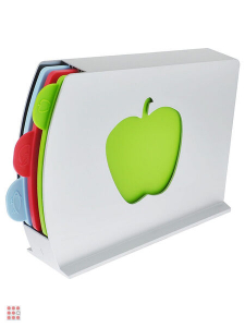 Набор досок разделочных 3шт, на подставке  