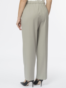 Прямые брюки из вискозной костюмной ткани