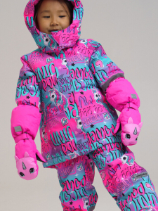 Варежки-краги для девочки