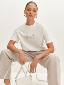 Мини-сумка белая