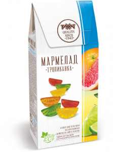Набор конфет Мармелад Тропиканка х/к 250 гр*16